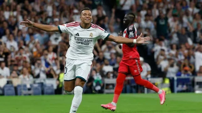 مبابي يقود ريال مدريد لتحقيق الفوز على رايو فايكانو