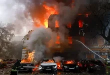 مقتل طفل وإصابة 3 آخرين في هجوم روسي على كييف