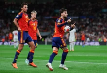 منتخب إسبانيا يحقق انتصاراً على إنجلترا بثلاثة أهداف