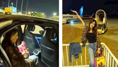 مي عمر تصل إلى لبنان استعداداً لحضور حفل الموريكس دور
