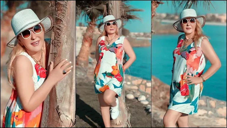 نادية الجندي تتألق بإطلالة شبابية وتشارك صوراً من جلسة تصوير قديمة تودع بها الصيف