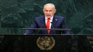 نتنياهو يتصدى لمتظاهرين قرب مقر الأمم المتحدة