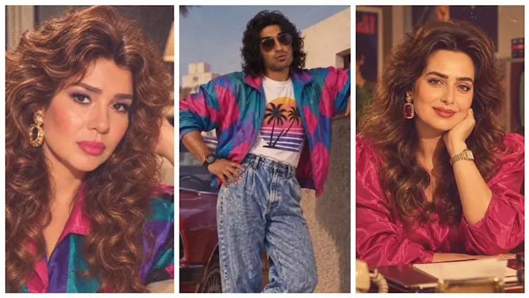 نجوم الثمانينات يتألقون في 25 صورة جديدة لعمرو دياب وليلى علوي