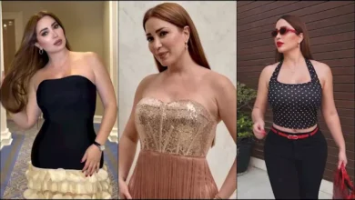 "نسرين طافش تتألق بإطلالات متنوعة بين الكاجوال وفساتين السهرة"