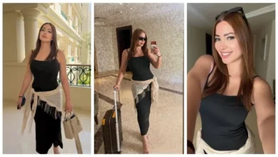 نسرين طافش تتألق بفستان أسود أنيق وتفاعل إيجابي من الجمهور