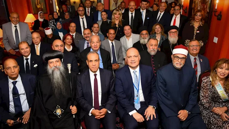 وزير الخارجية يلتقي بأفراد الجالية المصرية في نيويورك