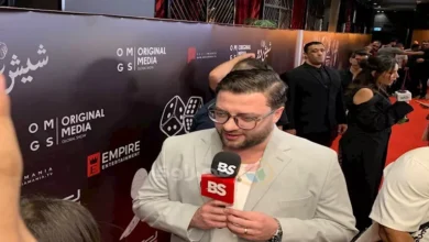 وصول باسم سمرة وميشيل ميلاد إلى العرض الخاص لفيلم "شيش دو" بالصور