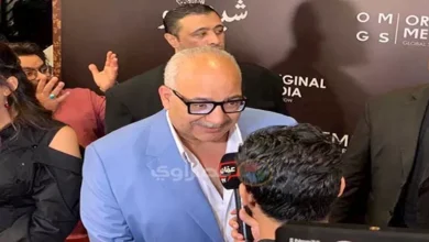 وصول بيومي فؤاد ونجوم فيلم "شيش دو" للاحتفال بالعرض الخاص