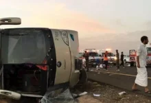 وفاة 3 معتمرين مصريين وإصابة آخرين في حادث انقلاب أتوبيس بمكة