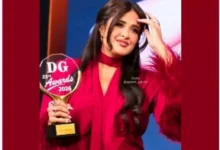 ياسمين عبدالعزيز تحتفل بتكريمها كأفضل ممثلة كوميدية في "ديرجست"