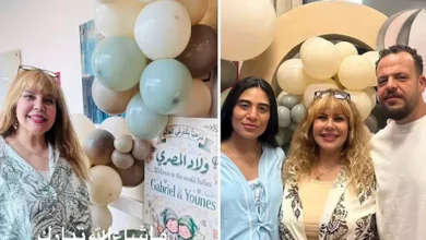 أحمد ماجد المصري يرحب بتوأمه الجديد ويكشف عن اسميهما - صور