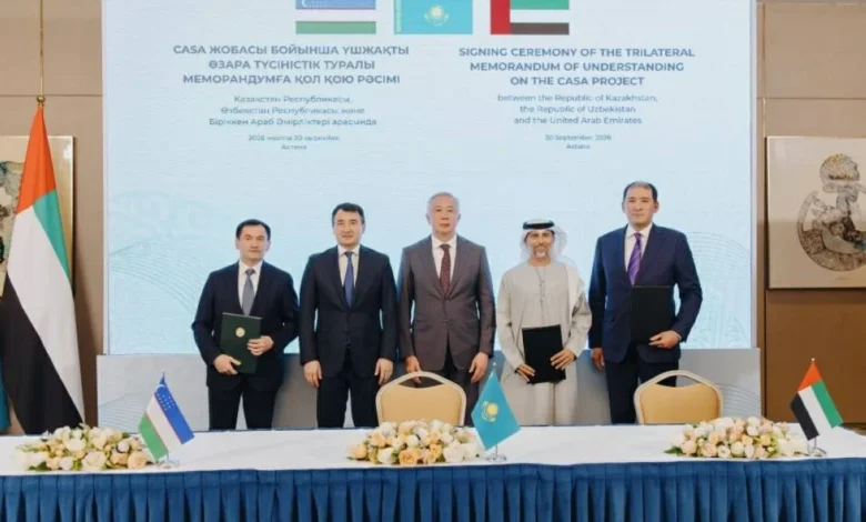 الإمارات وكازاخستان تعززان التعاون في مجالات الطاقة والنقل والاستثمار من خلال مذكرة لتطوير ممر سككي إلى جنوب آسيا