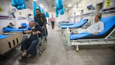 النجف تسجل 107 حالات اختناق بسبب العاصفة الترابية