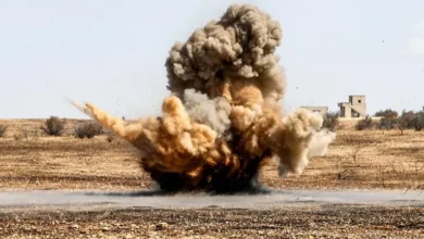 مقتل شخصين جراء انفجار لغم في ريف حمص بسوريا