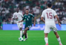 ناصر الدوسري يتصدر إحصائيات المنتخب الوطني أمام قطر