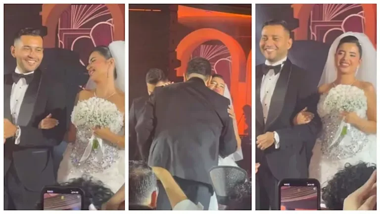 نجوم الفن يتألقون في حفل زفاف ابن صابرين