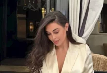 ياسمين صبري تتألق بإطلالة أنيقة وجمهورها يشيد بجمالها المحتشم