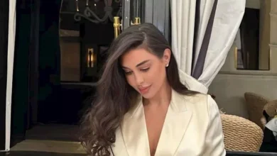 ياسمين صبري تتألق بإطلالة أنيقة وجمهورها يشيد بجمالها المحتشم